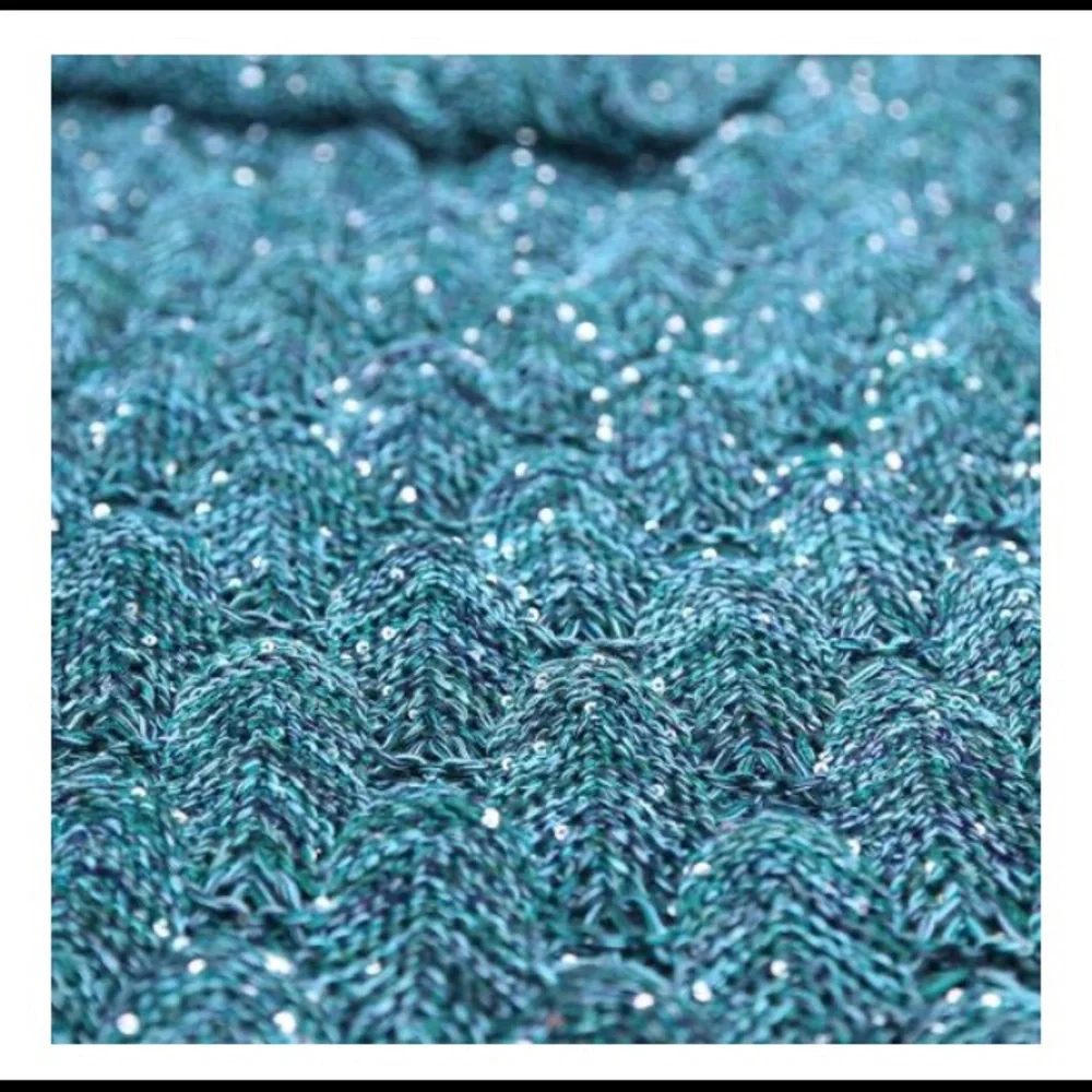 New Luxurious Seatail Mermaid Teal Blanket With Satin Liner